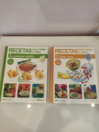 Libro recetas para bebés y niños
