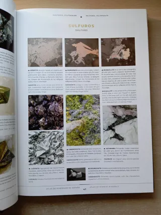 ATLAS DE MINERALES DE ESPAÑA. Edición bilingüe.