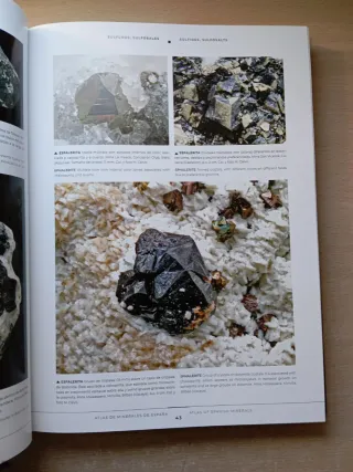 ATLAS DE MINERALES DE ESPAÑA. Edición bilingüe.