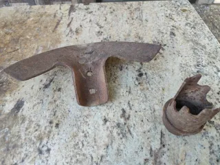 Piezas antiguas de arado