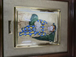 Cuadro Arlequín Picasso Esmalte