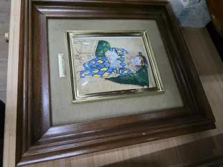 Cuadro Arlequín Picasso Esmalte