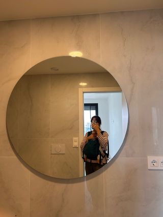 Espejo Ovalado Retroiluminado 100cm diametro