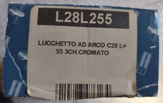 Candado Mottura L28L255 C28 Arco Cromado