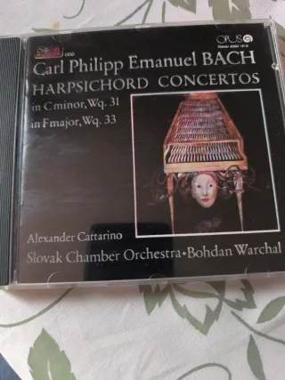 5 CDs de música Barroca con diferentes artistas