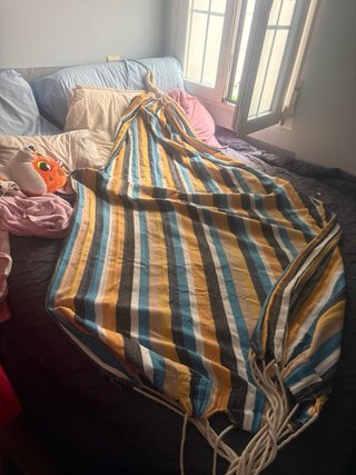 Hamaca grande IKEA multicolor sin casi uso