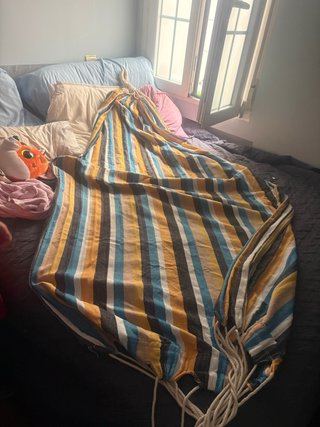 Hamaca grande IKEA multicolor sin casi uso