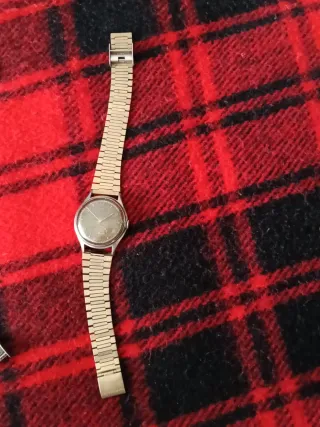 Reloj Casio Quartz Dorado y Plateado