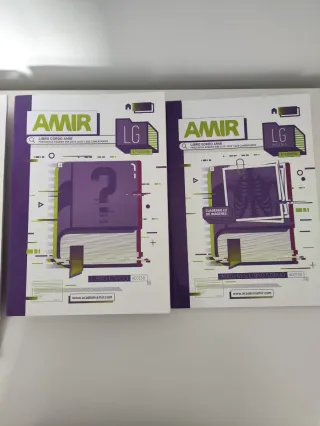 Pack AMIR con libros y cuadernillos de simulacros.