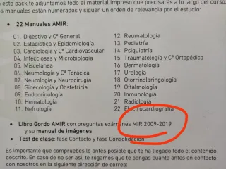 Pack AMIR con libros y cuadernillos de simulacros.