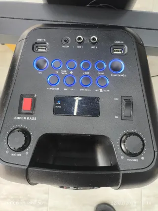 Altavoz JVC Negro y Azul