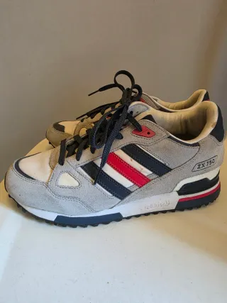 Adidas ZX 750 uomo blu grigio e rosso