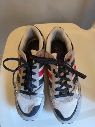 Adidas ZX 750 uomo blu grigio e rosso