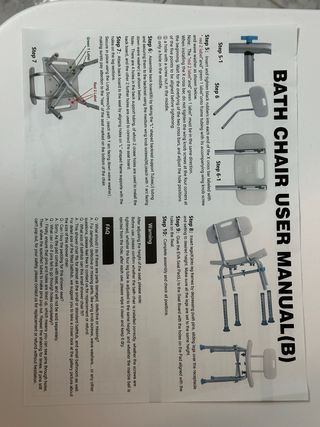 Silla de baño cuidado de mayores