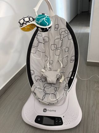 Hamaca 4moms gris y multicolor