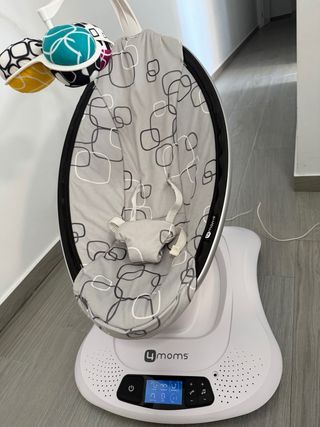 Hamaca 4moms gris y multicolor