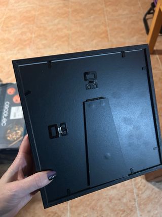 Marco de fotos 3D negro