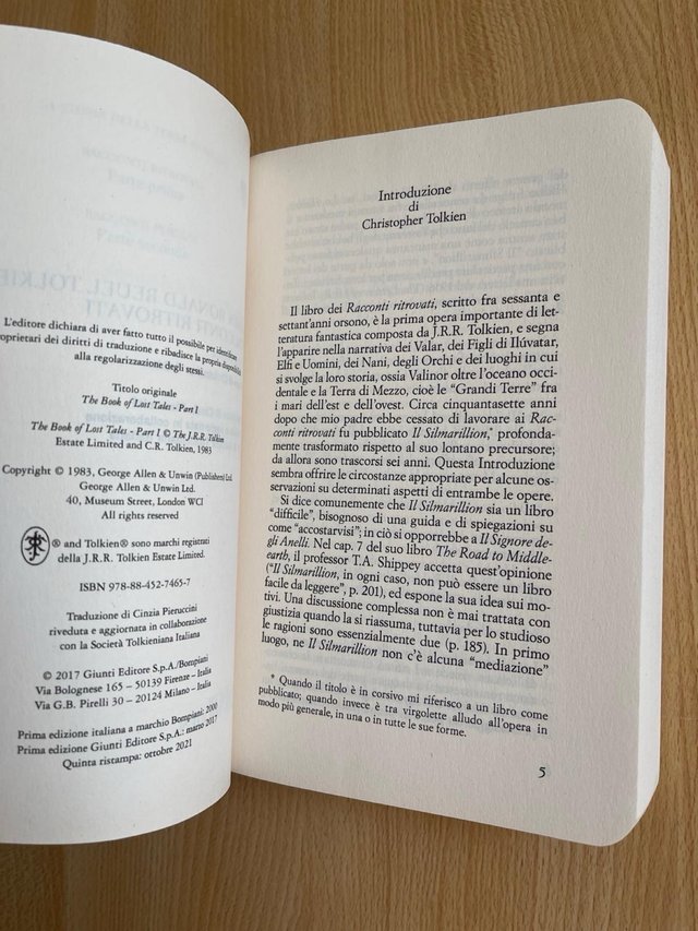J.R.R. Tolkien Racconti ritrovati Bompiani 2021