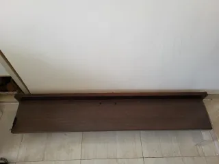 Mueble TV Benítez madera y cristal