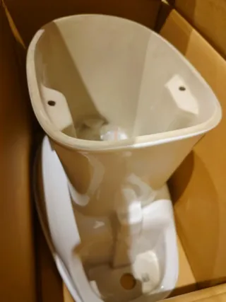 Bidé porcelana blanco 57x36x40