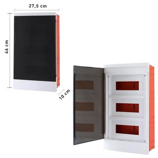 LION Electric Armario de 2 filas, caja de fusibles