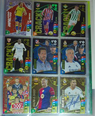 Colección cromos Adrenalyn 2024-2025 casi completa