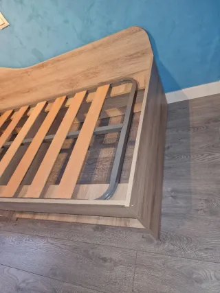 Cama 90x200 mas somier se entrega desmontado