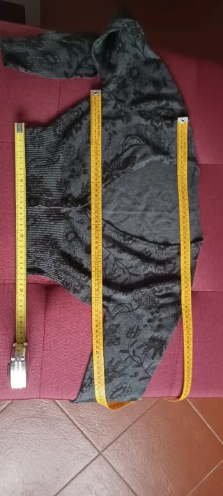 Cardigan crop fantasia floreale