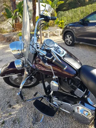 Harley Davidson Cruiser Negra,Softail classic.