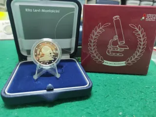 2€ Italia Rita Levi Montalcini 2024 Proof