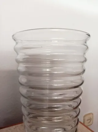 Jarrón de cristal 28x18 cm