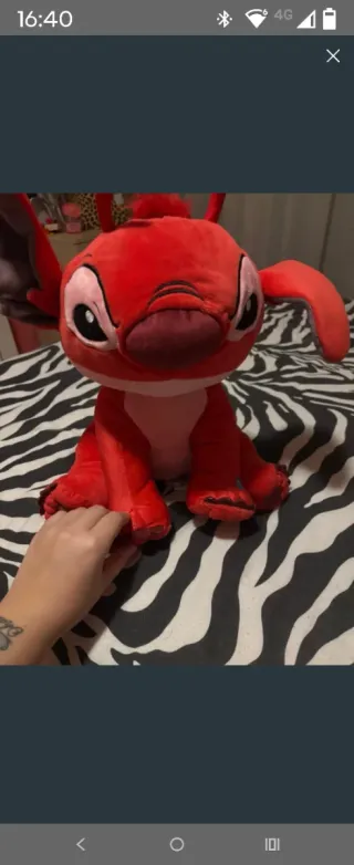 Peluche perro husky y Stitch