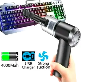 Mini Aspirapolvere Ricaricabile + Accessori 120w