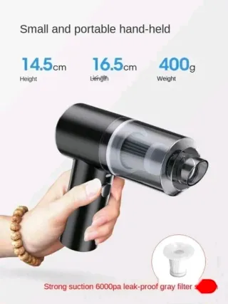 Mini Aspirapolvere Ricaricabile + Accessori 120w