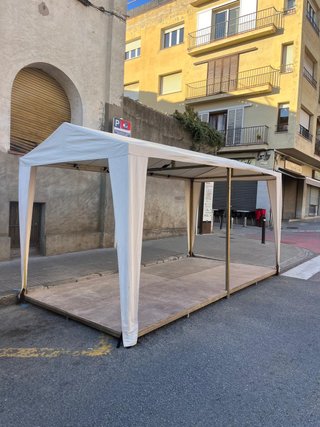 Carpa para ferias 4x2m y 6x2m
