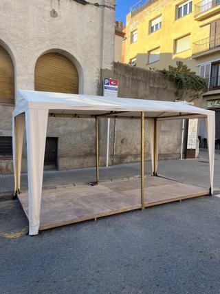 Carpa para ferias 4x2m y 6x2m