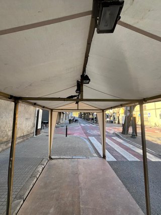 Carpa para ferias 4x2m y 6x2m