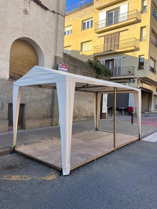 Carpa para ferias 4x2m y 6x2m