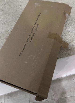 Escurreplatos acero inoxidable 60cm (incompleto)