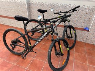 Bicicleta Rockrider Negra y Amarilla talla L y M