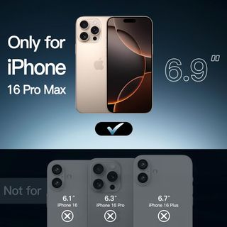 JETech Funda Magnética para iPhone 16 Pro MAX 6,9