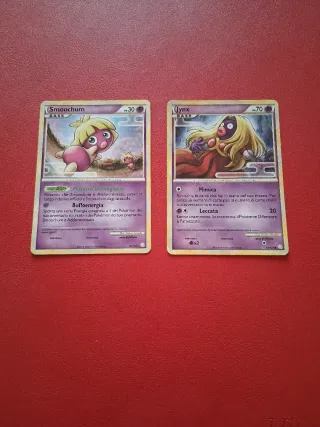 Smoochum 30/123 & Jynx 69/123 Ita EX HG SS