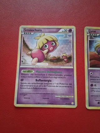 Smoochum 30/123 & Jynx 69/123 Ita EX HG SS