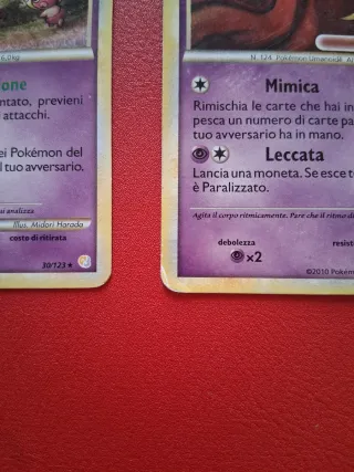 Smoochum 30/123 & Jynx 69/123 Ita EX HG SS