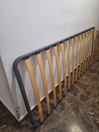 Somier 90cm Madera y Metal