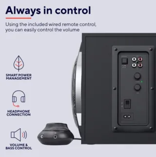 Sistema Altavoces 2.1 Trust Tytan Negro/Gris