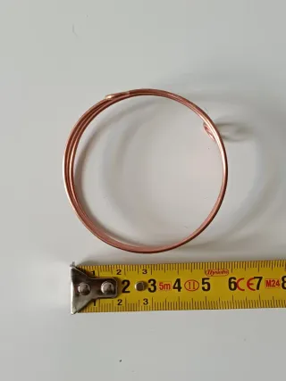Pulsera triple artesanal cobre