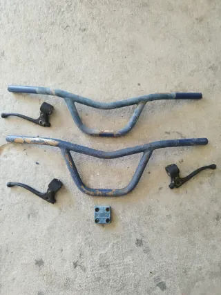 BH BMX tándem blanco y azul