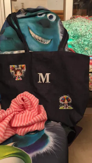 Bolso Tejano Hecho a Mano con Inicial M