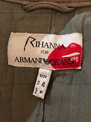 Chaqueta Piel Armani Jeans Gris